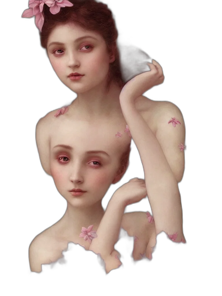 creature, face, robot, dress, 3d render, concept art, photorealistic, fantasy art transparent PNG cut-out