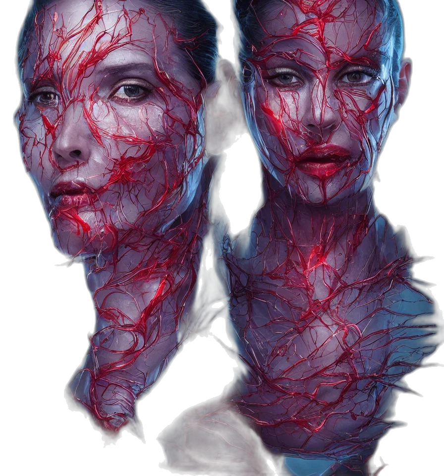 mask, face, creature, concept art transparent PNG cut-out