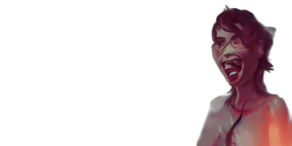staff, face, 3d render, photorealistic, concept art, anime, sing, laughter transparent PNG cut-out