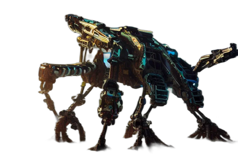 robot, animal, dragon, creature transparent PNG cut-out