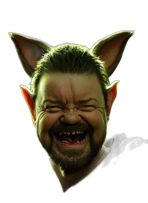 creature, animal, face, staff transparent PNG cut-out