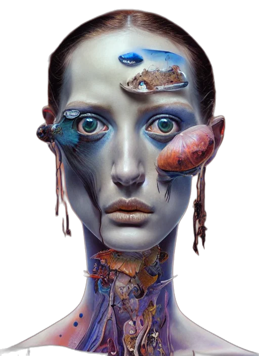 face, robot, jewelry, mask transparent PNG cut-out