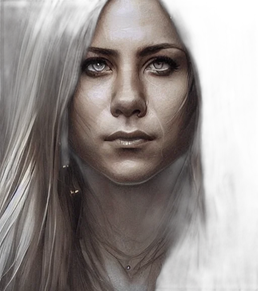 face, photorealistic, fantasy art, comic book art, concept art, aniston, beautiful, piercing transparent PNG cut-out