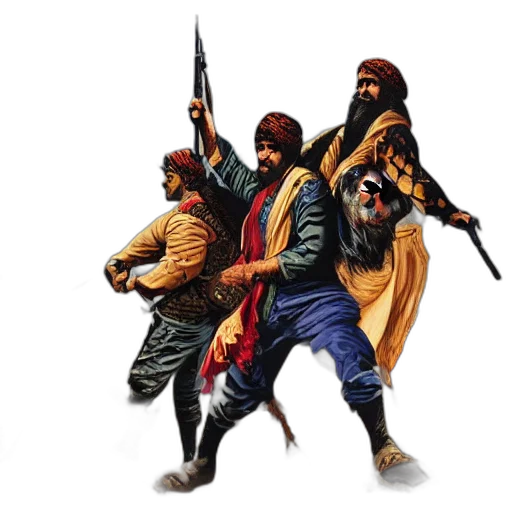 weapon, jacket, concept art, pixel art, kurdish, freedom, fighters, mountains transparent PNG cut-out