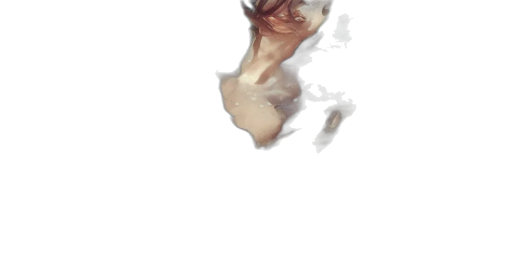 face, hair, mask, creature transparent PNG cut-out