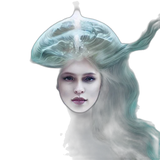 crown, creature, hat, hair transparent PNG cut-out