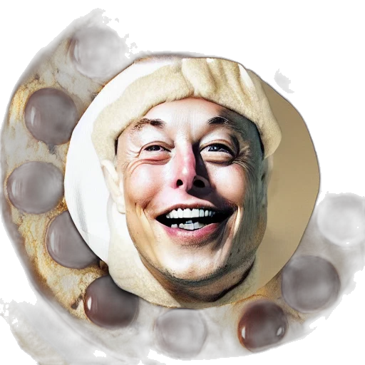 face, food, jewelry, creature, photorealistic, photo, elon, musk transparent PNG cut-out