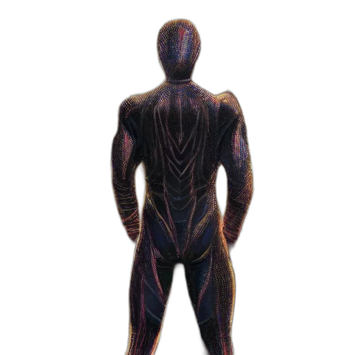 robot, creature, animal, dress, concept art, 3d render, pixel art, comic book art transparent PNG cut-out