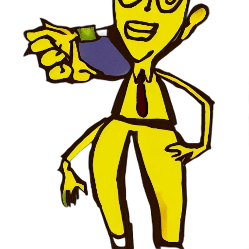 staff, robot, jacket, cartoon transparent PNG cut-out