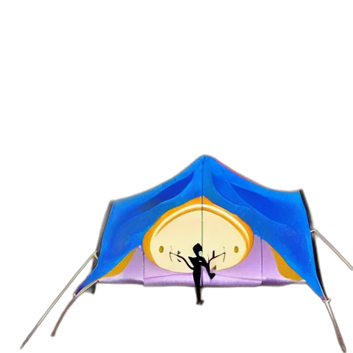 umbrella, staff, concept art, 3d render, digital, painting, giant, butterfly transparent PNG cut-out