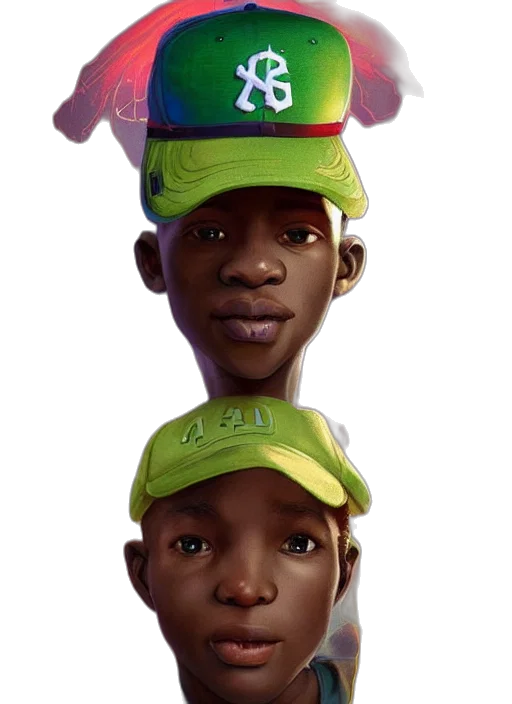 hat, face, crown, mask, concept art, 3d render, photorealistic, cartoon transparent PNG cut-out