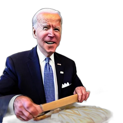 weapon, furniture, staff, joe, biden, cutting, open, canoli transparent PNG cut-out