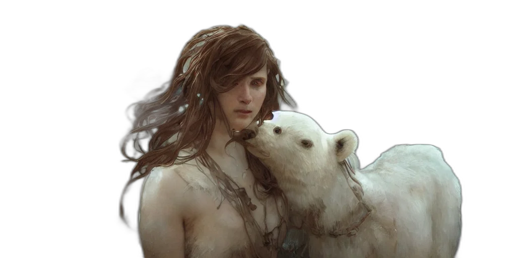 animal, creature, face, fantasy art transparent PNG cut-out