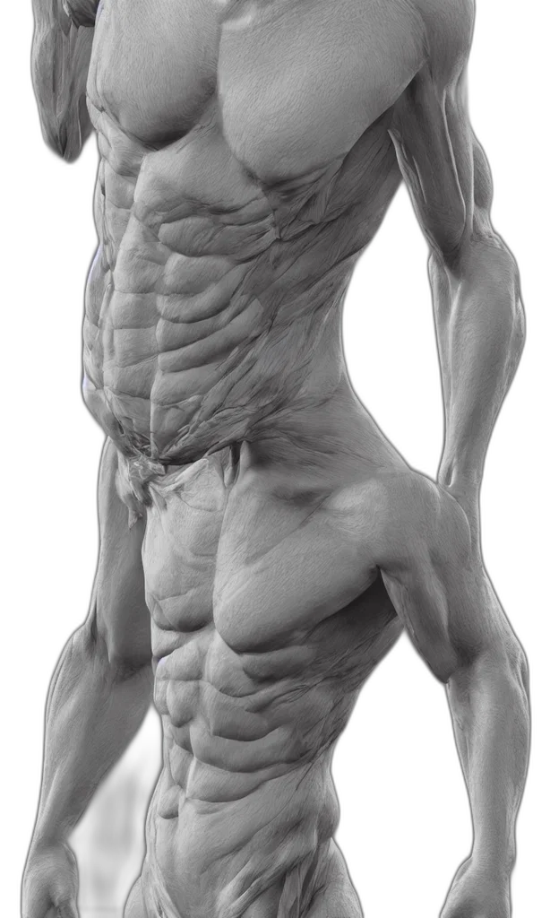 creature, animal, 3d render, photorealistic transparent PNG cut-out