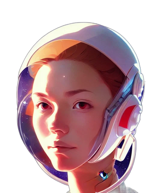 face, robot, mask, jacket, concept art, photorealistic, comic book art, fantasy art transparent PNG cut-out