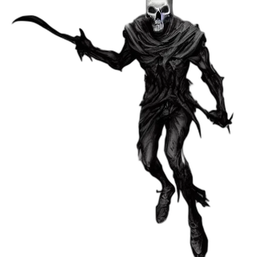 creature, mask, staff, robot transparent PNG cut-out