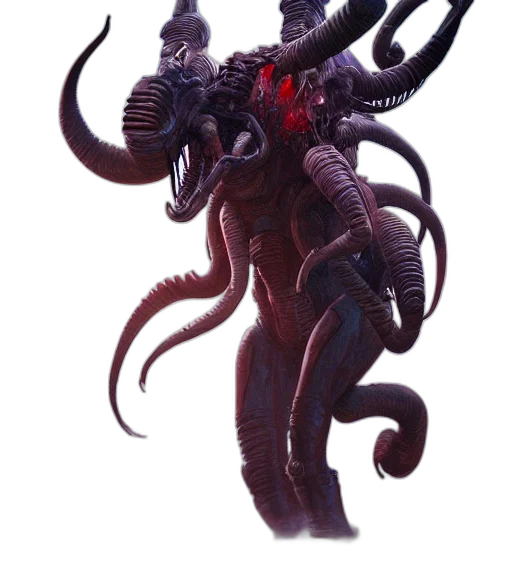 creature, staff, robot, dragon transparent PNG cut-out