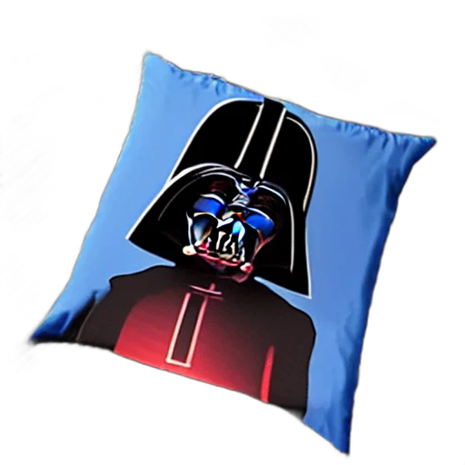 3d render, photorealistic, concept art, neon lights, darth, vader, blanket transparent PNG cut-out