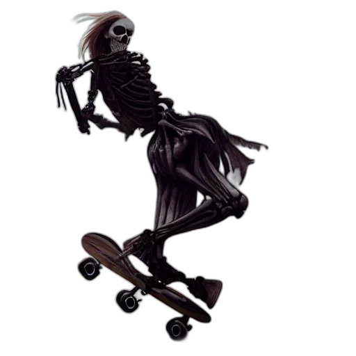 creature, animal, concept art, 3d render, fantasy art, photorealistic, skeleton, woman transparent PNG cut-out