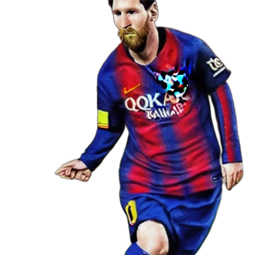 animal, pixel art, photorealistic, concept art, cartoon, lionel, messi, portrait transparent PNG cut-out
