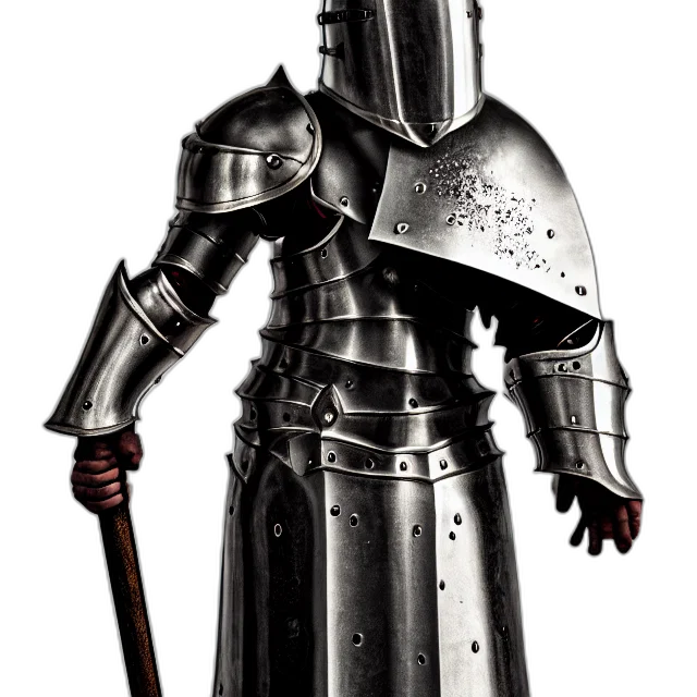 sword, staff, weapon, robot, concept art, fantasy art, 3d render, photorealistic transparent PNG cut-out