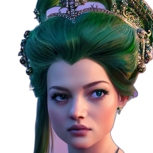 crown, face, jewelry, staff transparent PNG cut-out