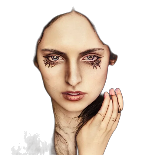 face, mask, jewelry, crown transparent PNG cut-out