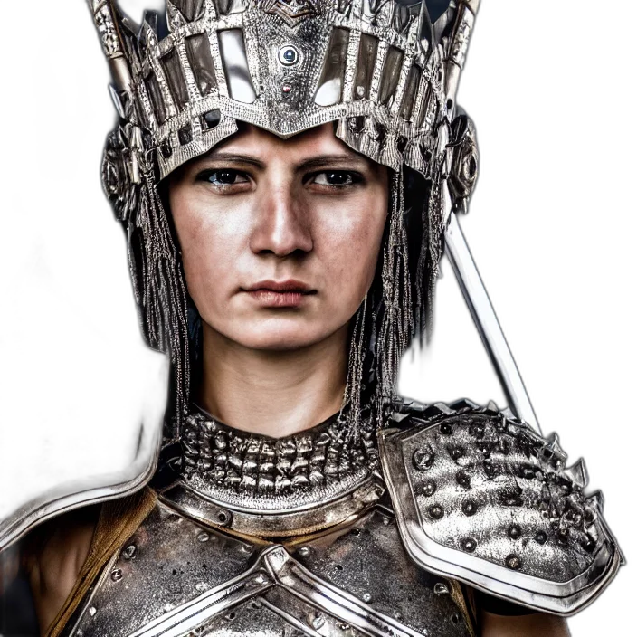 crown, face, sword, staff transparent PNG cut-out