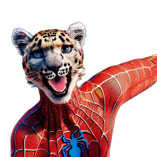 animal, mask, creature, face, 3d render, comic book art, concept art, photorealistic transparent PNG cut-out