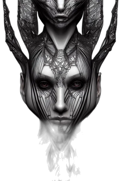 mask, face, creature, crown transparent PNG cut-out