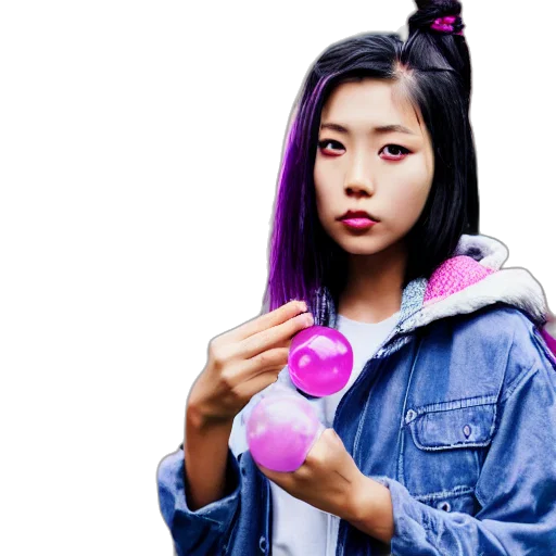 vaporwave, photorealistic, pastel, fisheye transparent PNG cut-out