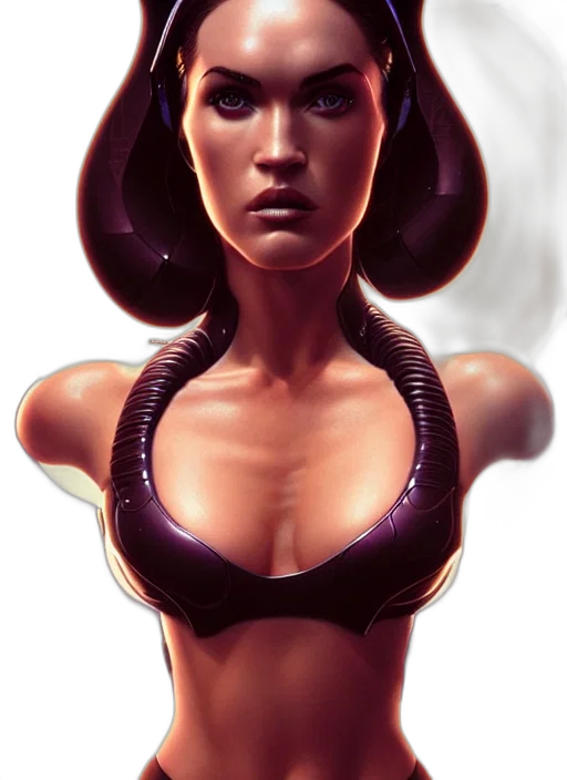 robot, face, mask, concept art, photorealistic, cyberpunk, comic book art, dark transparent PNG cut-out