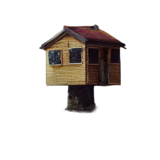 building, furniture, tree, robot transparent PNG cut-out