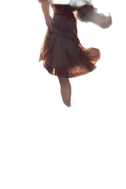 dress, staff, hair, umbrella, concept art, 3d render, photorealistic, fantasy art transparent PNG cut-out