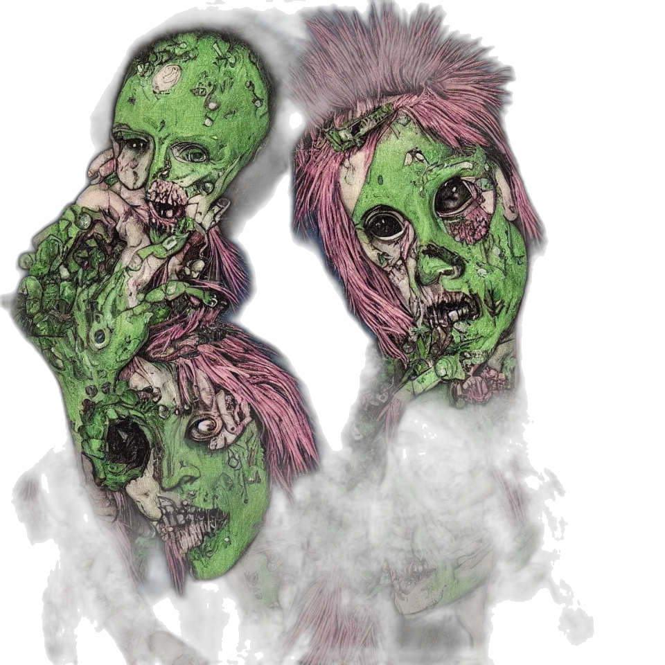 mask, concept art, fantasy art, 3d render transparent PNG cut-out