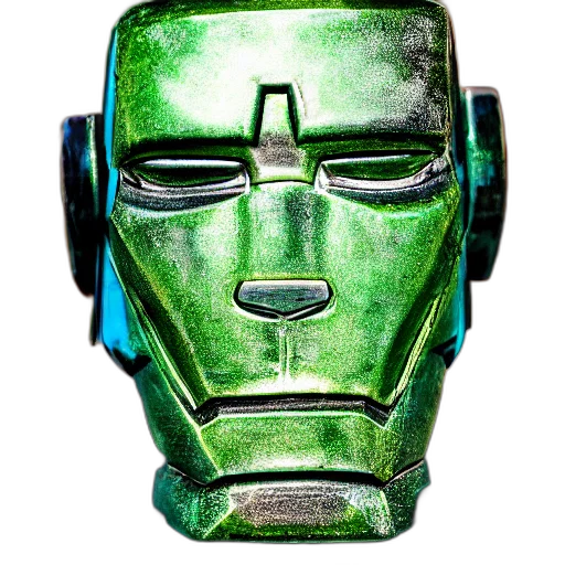 mask, robot, face, comic book art transparent PNG cut-out