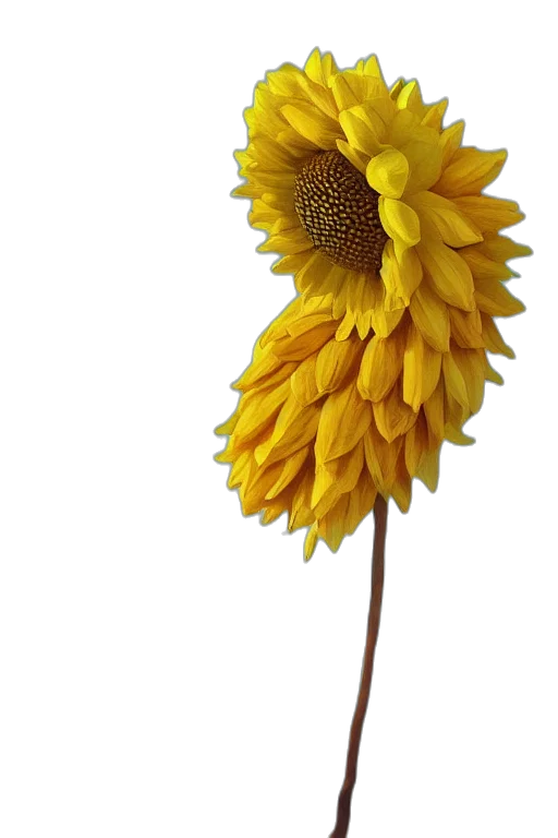 flower, crown, staff, umbrella, 3d render, photorealistic, oil painting, concept art transparent PNG cut-out