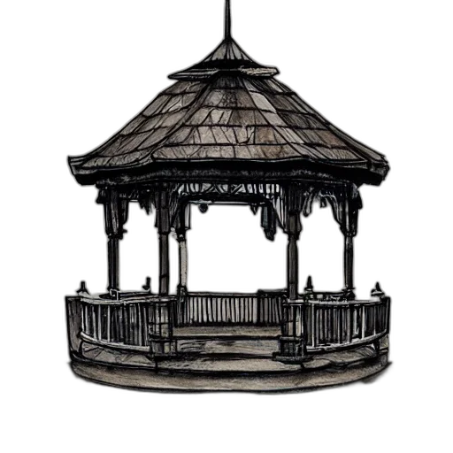 crown, furniture, umbrella, hat, 3d render, concept art, photorealistic, watercolor transparent PNG cut-out