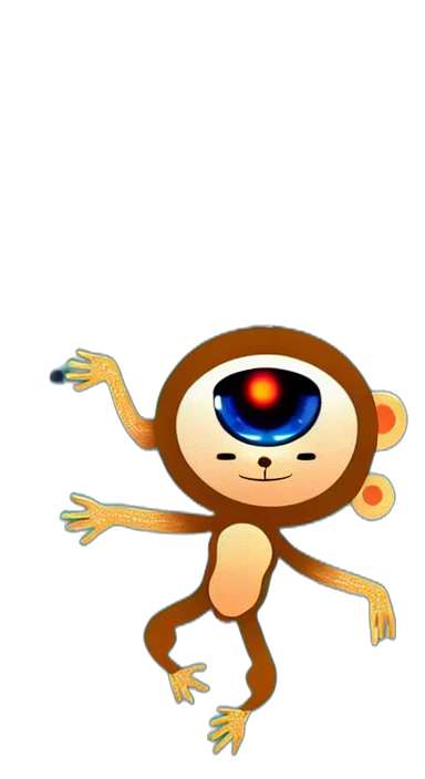 robot, creature, staff, animal, concept art, 3d render, cartoon, pixel art transparent PNG cut-out