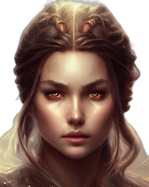 face, crown, staff, jewelry, fantasy art, photorealistic, concept art, comic book art transparent PNG cut-out