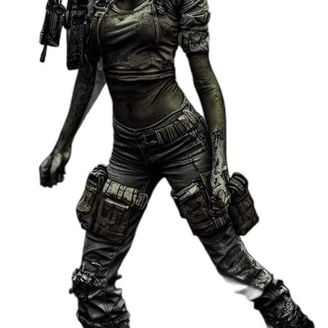 staff, weapon, concept art, cyberpunk, 3d render, comic book art, green, dark transparent PNG cut-out