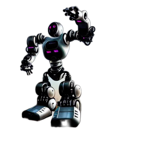 robot, creature, staff, animal transparent PNG cut-out