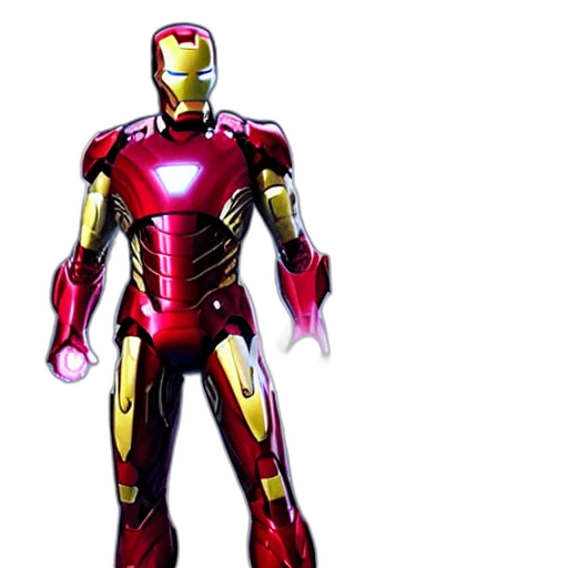 robot, 3d render, concept art, comic book art, pixel art, elon, musk, iron transparent PNG cut-out