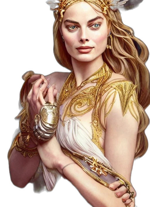jewelry, crown, face, staff transparent PNG cut-out