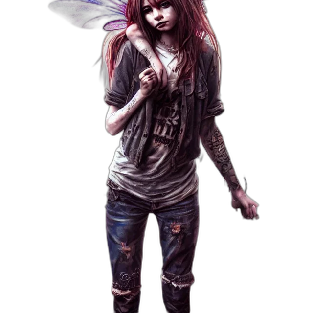 umbrella, creature, staff, concept art, fantasy art, photorealistic, pixel art, rain transparent PNG cut-out