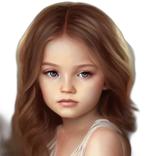 face, photorealistic, oil painting, fantasy art, cartoon, golden, year, old transparent PNG cut-out