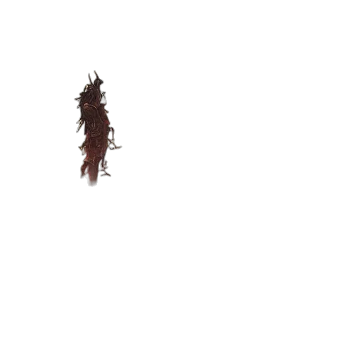 hair, tree, creature, dress, pixel art, concept art, 3d render, photorealistic transparent PNG cut-out