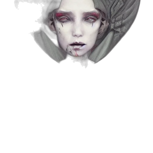 face, mask, creature, crown transparent PNG cut-out