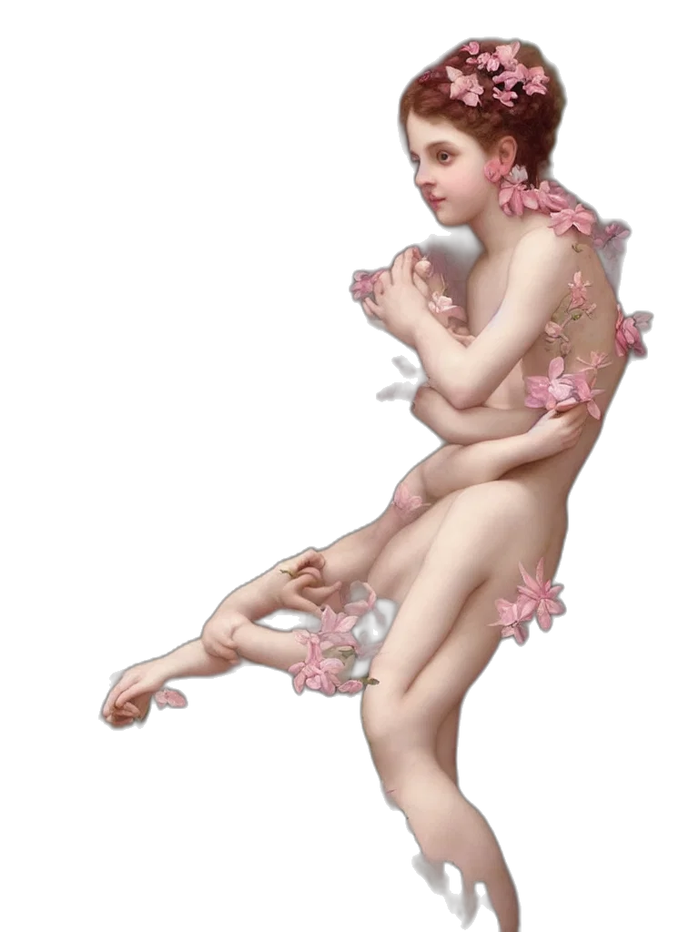 dress, creature, concept art, photorealistic transparent PNG cut-out