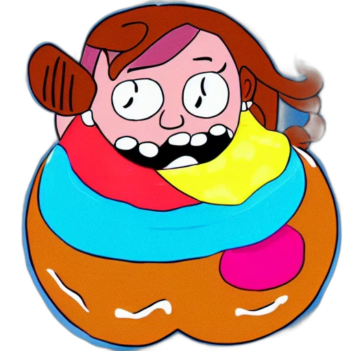 food, jewelry, staff, cartoon transparent PNG cut-out